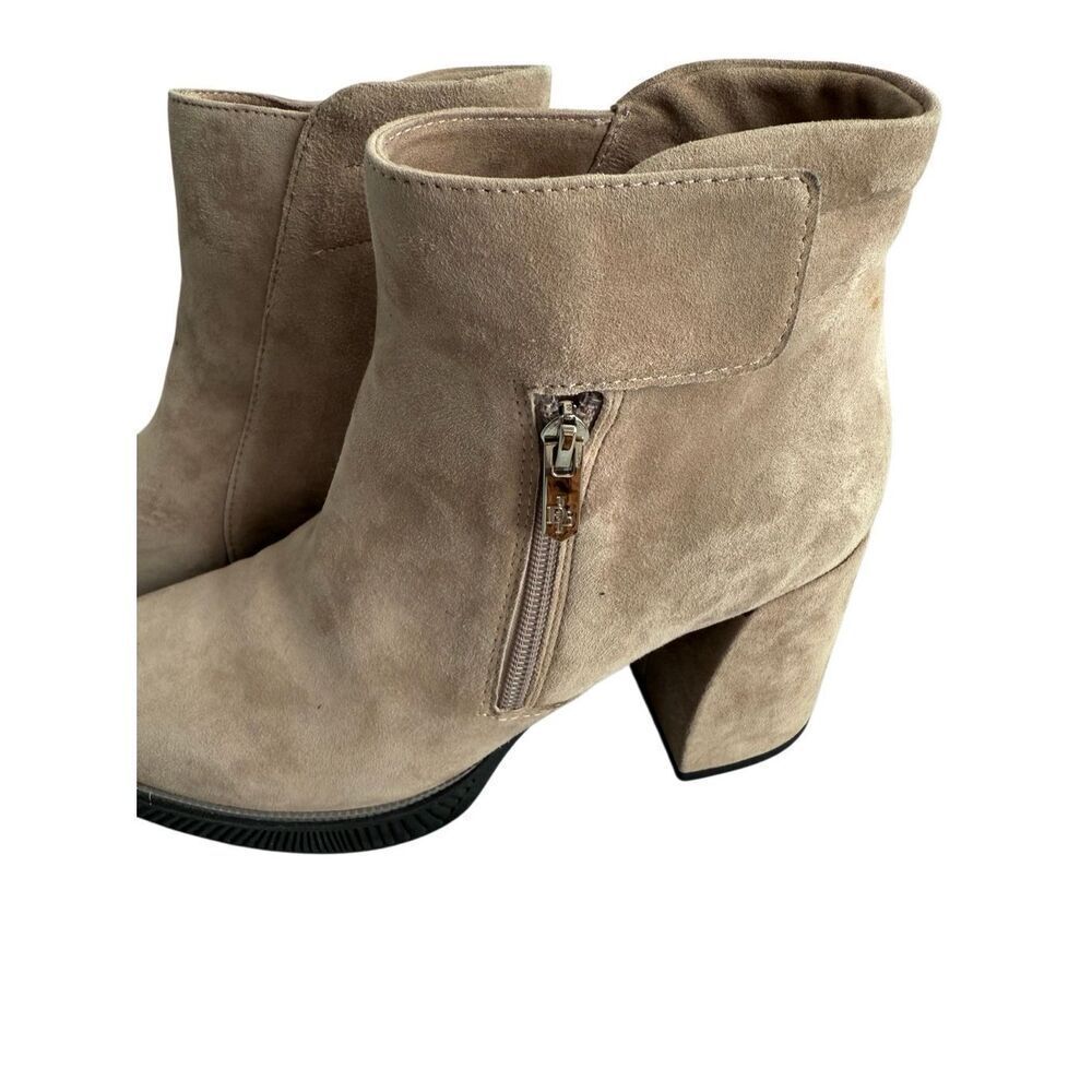 LDP L'Amour Des Pieds Womens Taupe Lanelle Suede Block Heel Ankle Boots Size 9M - Picture 7 of 15